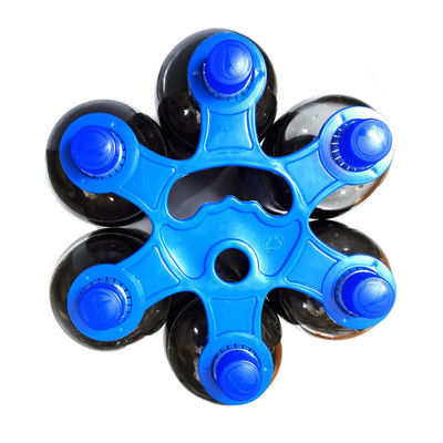 US-HDH25X260 6 confezione porta bottiglia collo porta bottiglia di bevande in plastica manico 6 bottiglie Portare