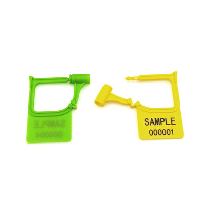 Black US-PSP01 Mini Plastico Hang Tag Indicativo Sigillo di sicurezza lucchetto con stampa laser