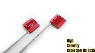 Serratura con sigillo di sicurezza in alluminio US CC352