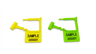 Mini sigillo di sicurezza con lucchetto in plastica