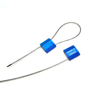 Sella del cavo in lega di alluminio blu per porta del rimorchio ad alta sicurezza US-CC352 ISO 17712