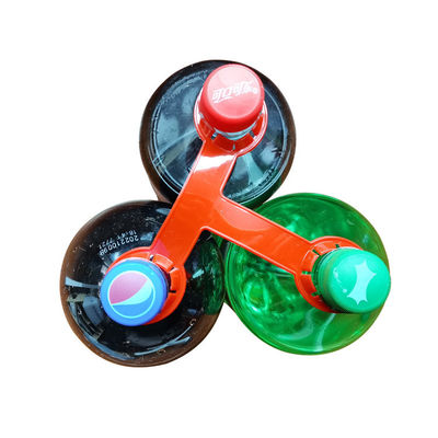 Rosso 28 mm di plastica 3 pacchetti di bottiglia Collo Portante Manico Portatore Peso medio 4,67 g / pc