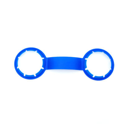 HDPE 2 pacchetti collo di bottiglia in plastica manico portante portabottiglia in plastica 38mm
