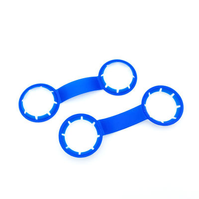 HDPE 2 pacchetti collo di bottiglia in plastica manico portante portabottiglia in plastica 38mm