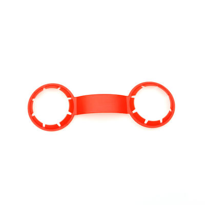 HDPE 2 pacchetti collo di bottiglia in plastica manico portante portabottiglia in plastica 38mm