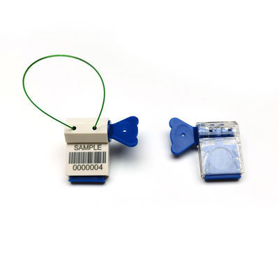 Sigillo indicativo di sicurezza US-TMS02C RFID a prova di manomissione Sigillo del contatore di filo per contatore d'acqua