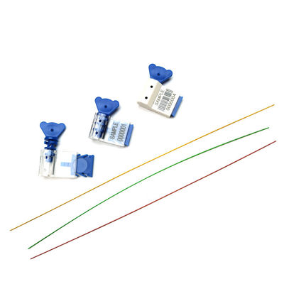 Sigillo indicativo di sicurezza US-TMS02C RFID a prova di manomissione Sigillo del contatore di filo per contatore d'acqua