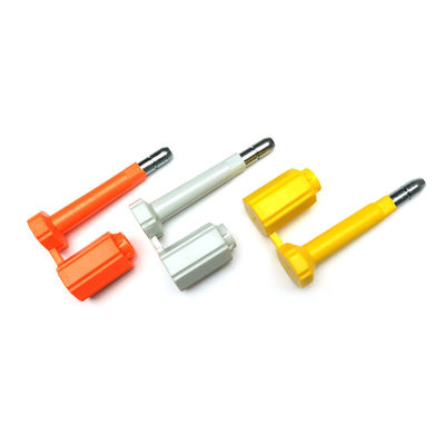 US-CBS04 Segno di bullone in acciaio rivestito in ABS di 8,0 mm di diametro Contenitore di sicurezza in metallo per carico