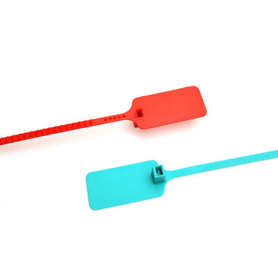 Sigillo di sicurezza in plastica a prova di manomissione di grande bandiera per sacchetti di bagagli Area di marcatura L 49,5 * W 30 mm