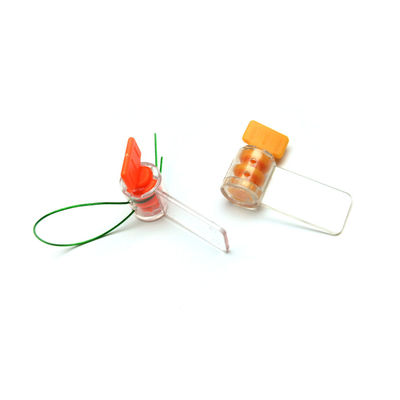 Area da segnalare 22,5*13 mm Codice a barre Etichetta di sigillo del contatore a torsione di plastica per contatore elettrico