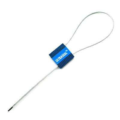 US-CC182 Tamper Proof Pull Tight Aluminium Container Security Cable Seal 1,8 mm Cable