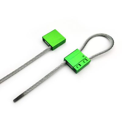 Etichetta di sicurezza per il sigillo del cavo del contenitore di trasporto in acciaio galvanizzato 27.3*26.2*9.4 mm