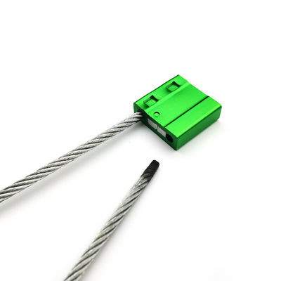Etichetta di sicurezza per il sigillo del cavo del contenitore di trasporto in acciaio galvanizzato 27.3*26.2*9.4 mm