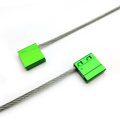 Etichetta di sicurezza per il sigillo del cavo del contenitore di trasporto in acciaio galvanizzato 27.3*26.2*9.4 mm