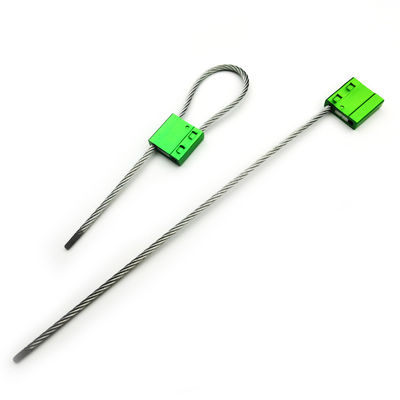 Etichetta di sicurezza per il sigillo del cavo del contenitore di trasporto in acciaio galvanizzato 27.3*26.2*9.4 mm