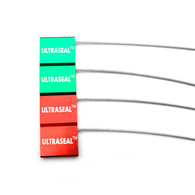 Area di marcatura 26*22mm US-CC181 Numerato Container di spedizione Cavo in acciaio Aluminio Sigilli di sicurezza di carico