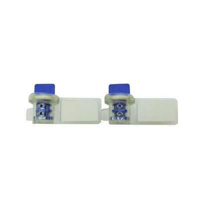 45.5*25.5*18.5 mm Torsione Stretta Chiara PC Barcode Calcolatore d'acqua Sigillo di sicurezza Giallo