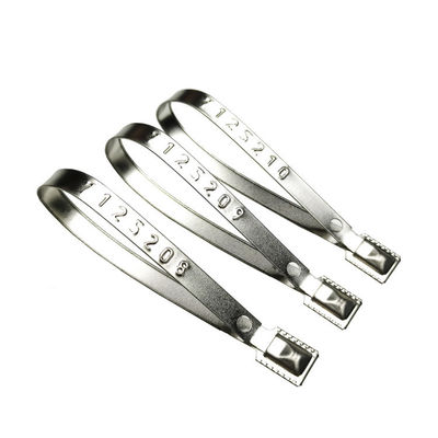118*8,2*0,7 mm Sigillo di sicurezza in metallo a chiusura stretta per container US-MS01