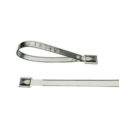 118*8,2*0,7 mm Sigillo di sicurezza in metallo a chiusura stretta per container US-MS01