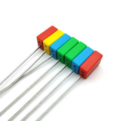 Sigillo del cavo di plastica di filo d'acciaio galvanizzato per la numerazione seriale e i materiali personalizzati