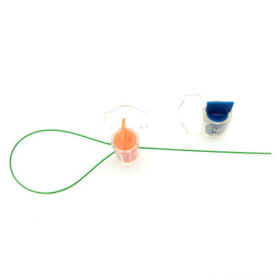 Area di marcatura 18,5*8,0 mm Mini Twist Tight Tamper Proof Security Sigillo di plastica del tassametro