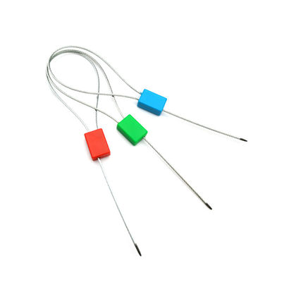 Sigillo del cavo di plastica di filo d'acciaio galvanizzato per la numerazione seriale e i materiali personalizzati