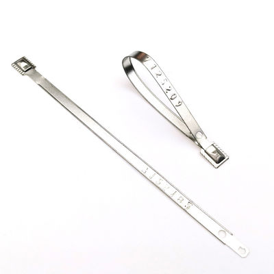ISO 17712 Sigillo di cinghia in metallo certificato per la protezione contro le manomissioni 118 mm Lunghezza totale