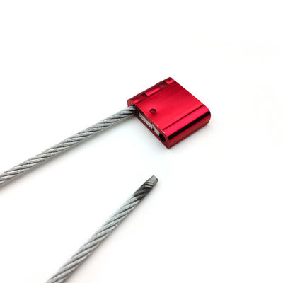 US-CC501 ISO 17712 Segno di blocco per container di alto livello di sicurezza in alluminio con filo di acciaio galvanizzato