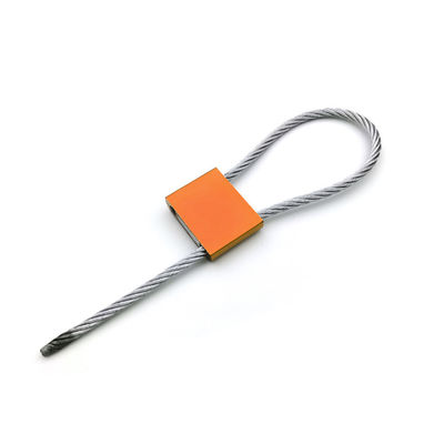 US-CC501 ISO 17712 Segno di blocco per container di alto livello di sicurezza in alluminio con filo di acciaio galvanizzato