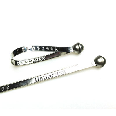 216 mm di lunghezza fissa, auto bloccante, sigillo a cinghia di metallo con area di marcatura 150*8 mm