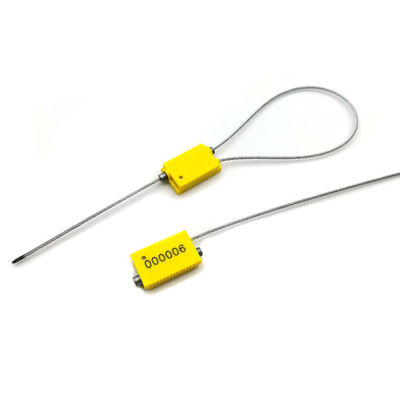 31.28*16.34*7.18 mm ABS rivestito di filo di acciaio Numerato tubo di metallo di sicurezza del camion sigillo del cavo