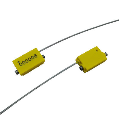 31.28*16.34*7.18 mm ABS rivestito di filo di acciaio Numerato tubo di metallo di sicurezza del camion sigillo del cavo