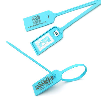 Acciaio inossidabile 380mm Ntag213 Bar QR Code RFID NFC Sigillo di sicurezza in plastica