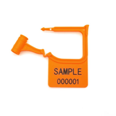 Black US-PSP01 Mini Plastico Hang Tag Indicativo Sigillo di sicurezza lucchetto con stampa laser