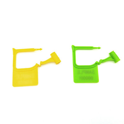 Black US-PSP01 Mini Plastico Hang Tag Indicativo Sigillo di sicurezza lucchetto con stampa laser