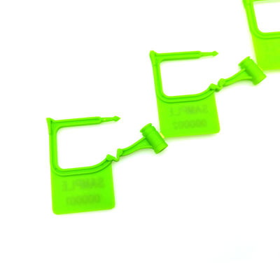 Black US-PSP01 Mini Plastico Hang Tag Indicativo Sigillo di sicurezza lucchetto con stampa laser