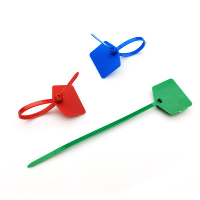 120mm 220mm Marcatori auto-bloccanti Tag Cable Ties Plastic Zip Nylon Seal Tag