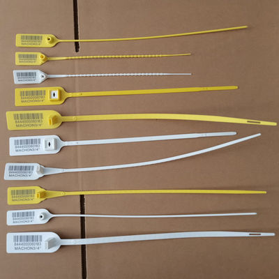 Tag di sigillo in plastica piatta numerata per banca