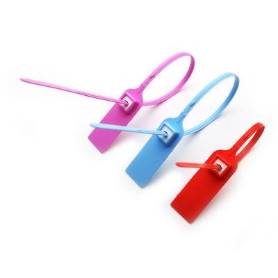 Tag di sigillo in plastica piatta numerata per banca