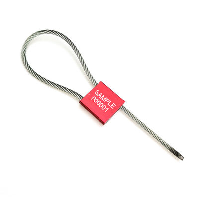 3.5mm Segno del cavo contenitore di alta sicurezza con stampa laser e lega di alluminio resistente