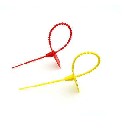 250*19*15,5 mm Abbigliamento Etichetta di sigillo di sicurezza in plastica per la stampa laser / stampaggio a caldo