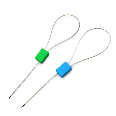 1.8mm di diametro filo di acciaio copertura di plastica di cavi di tenuta con 300mm di lunghezza del cavo esposto