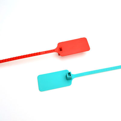 Sigillo di plastica su misura nero da 300 mm per abbigliamento e calzature di sicurezza Peso medio 4,45 g/pc