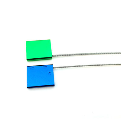 2.0mm Diametro Laser stampato Cavo di sicurezza in alluminio contenitore di filo di sigillo per personalizzato
