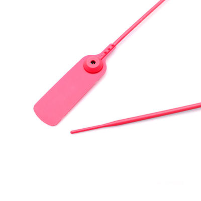 305 mm Tag di sigillo di plastica stretta per la sicurezza a prova di manomissione 380 N Resistenza alla trazione