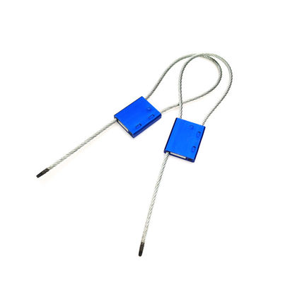 Blu US-CC251 Sigillo in alluminio a prova di manomissione Contenitore di sicurezza in metallo Sigilli stretti di presa 26*22*6 mm