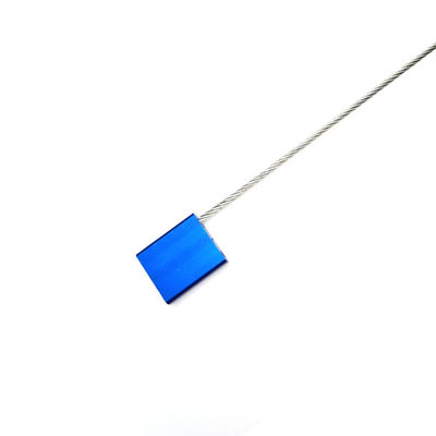 Blu US-CC251 Sigillo in alluminio a prova di manomissione Contenitore di sicurezza in metallo Sigilli stretti di presa 26*22*6 mm