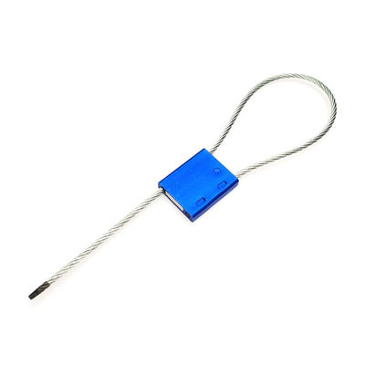 Blu US-CC251 Sigillo in alluminio a prova di manomissione Contenitore di sicurezza in metallo Sigilli stretti di presa 26*22*6 mm