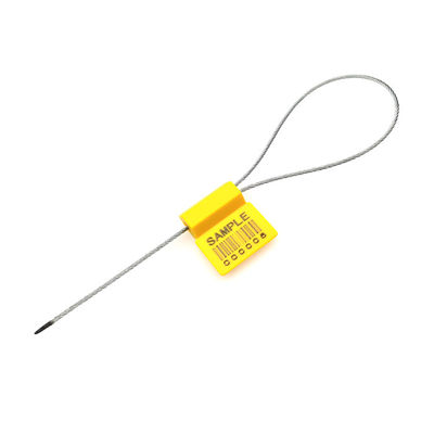 Proteggere i cavi con ABS rivestito Acciaio Wire Tag Cavo di sicurezza sigilli di blocco 1,8 mm