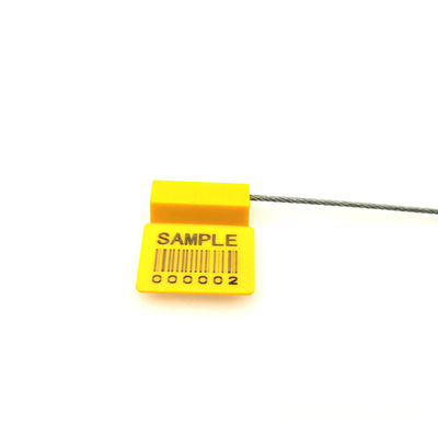 Proteggere i cavi con ABS rivestito Acciaio Wire Tag Cavo di sicurezza sigilli di blocco 1,8 mm